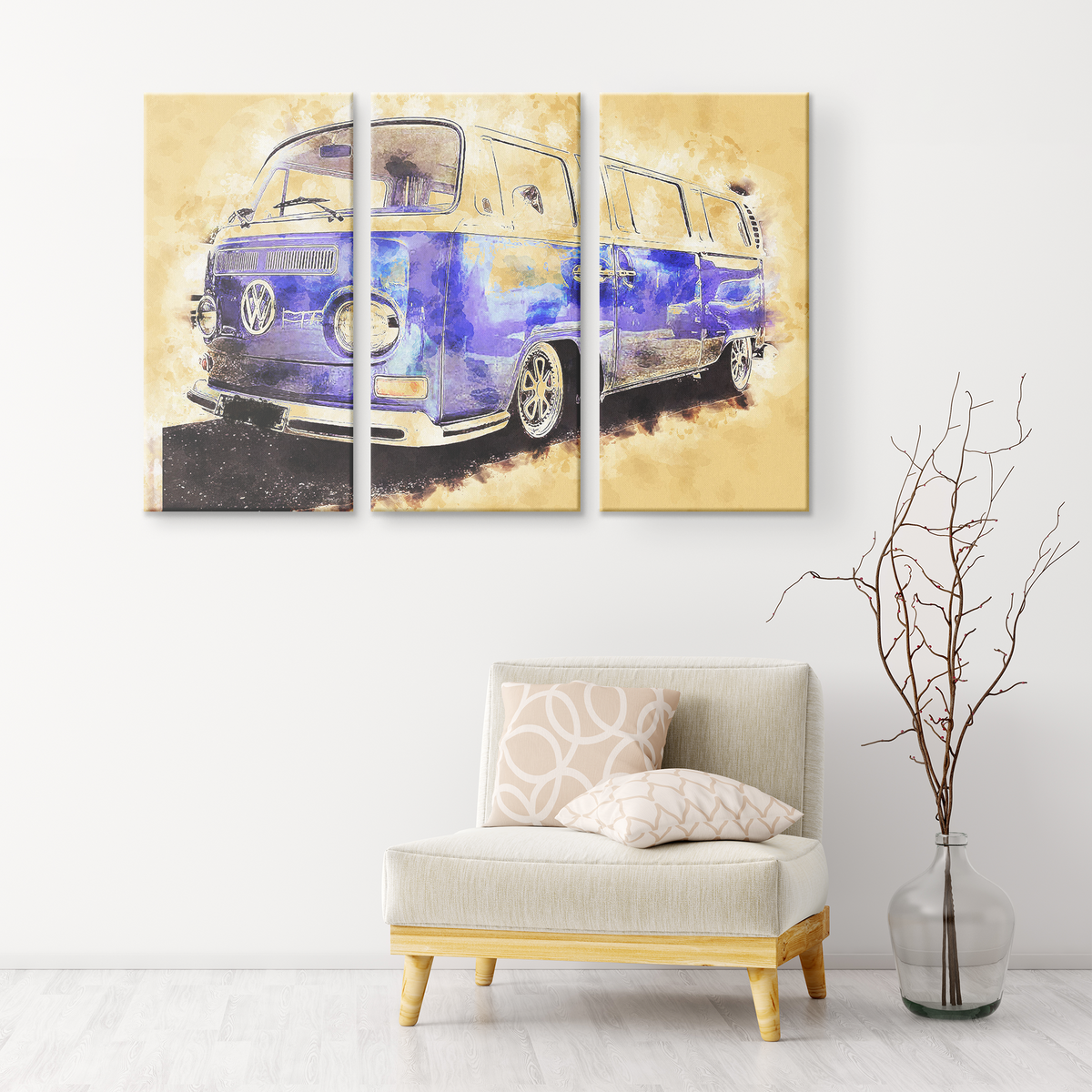 Personalized Wall Art - Your VW On Canvas – Aircooled Lifestyle
