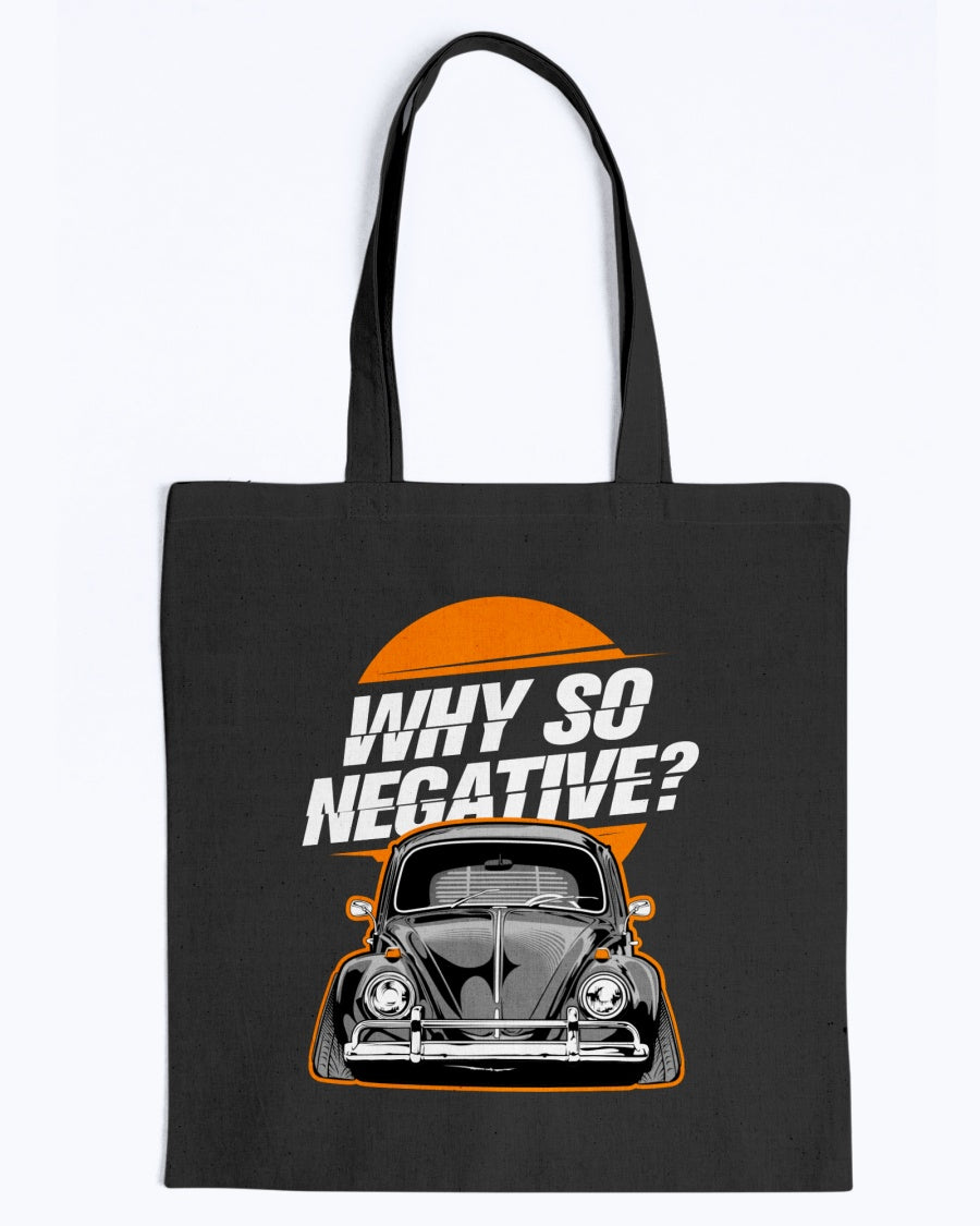 Why So Negative Canvas Tote Bag