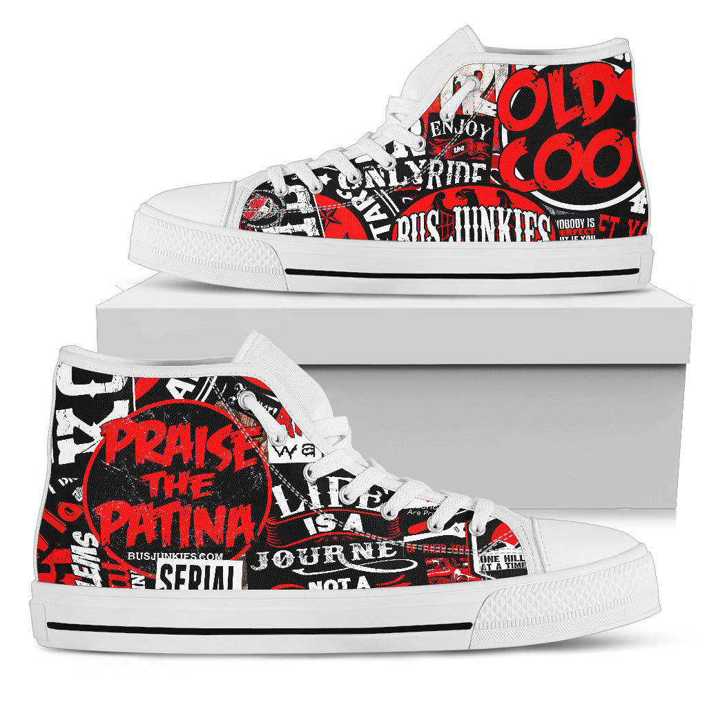 Sticker Bomb High Tops – Aircooled Lifestyle
