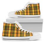 Westy Yellow Plaid Men's High Tops