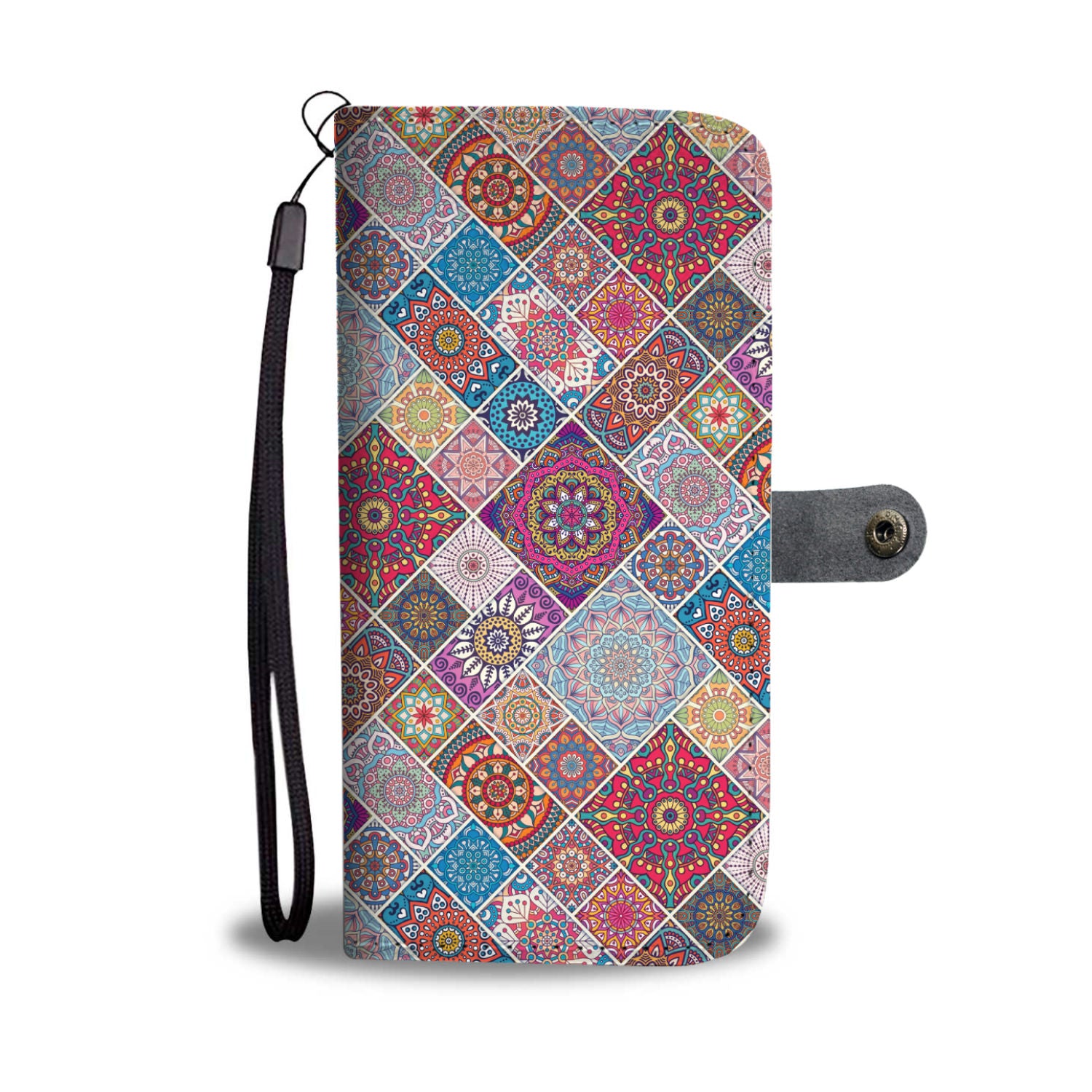 Bohemian Patches Phone Wallet