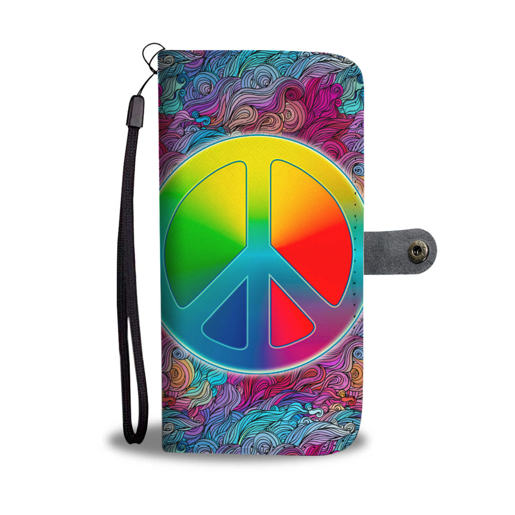 Swirled Peace Custom Designed Wallet Case