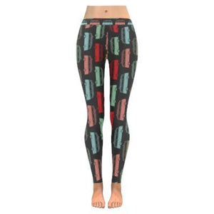 Bus Caravan Black Low Rise Leggings 