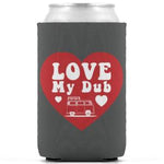 Love My Dub Can Coozie grey