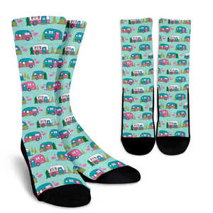 Happy camper Socks - Large/X-Large