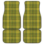 Retro Green Plaid Floor Mats