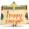 Happy Camper Creme Hooded Blanket