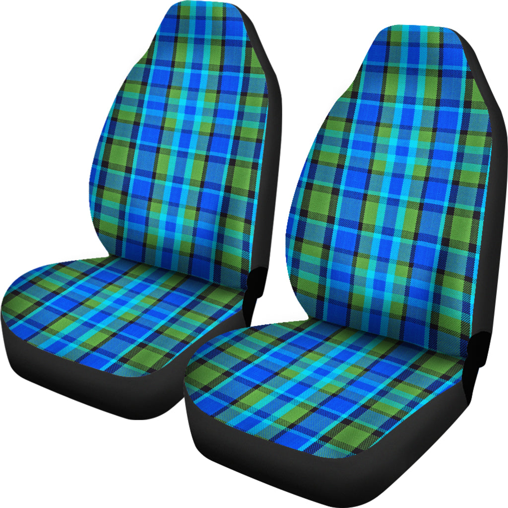 Blue Plaid Seat Covers