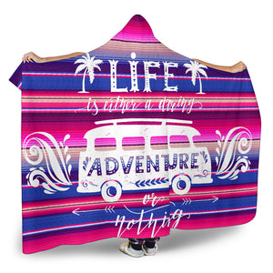 Daring Adventure Sarape Magic Hooded Blanket