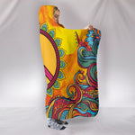 Hippie Peace Hoodie Blanket