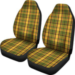 Yellow Plaid Seat Covers