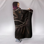 Raven's Wing Hooded Blanket