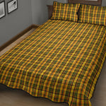 Westy Yellow Plaid Quilted Bedding Set