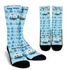 Crew Socks - White - Happy camper socks