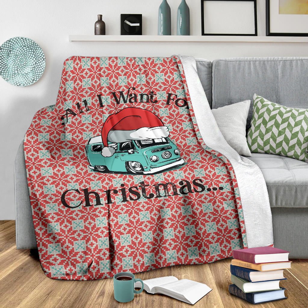 All I Want For Christmas Bay Blanket
