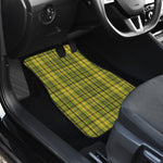 Retro Green Plaid Floor Mats