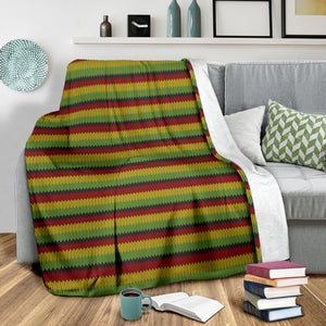 Jamaican Jam Fleece Blanket