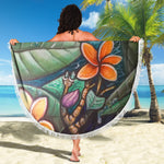 Hibiscus Beach Blanket