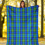 Westy Blue Plaid Blanket