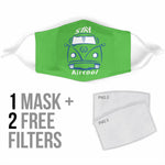 Stay Aircool Face Mask green