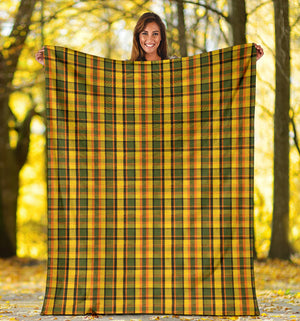 Westy Yellow Plaid Blanket