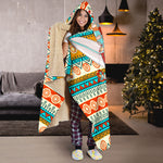 Tiki Love Bus Hooded Blanket