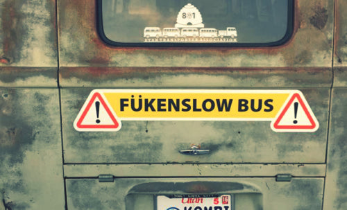 FUKENSLOW BUS Magnetic Sign