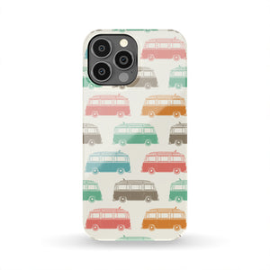 Surf Bus Caravan White Phone Case