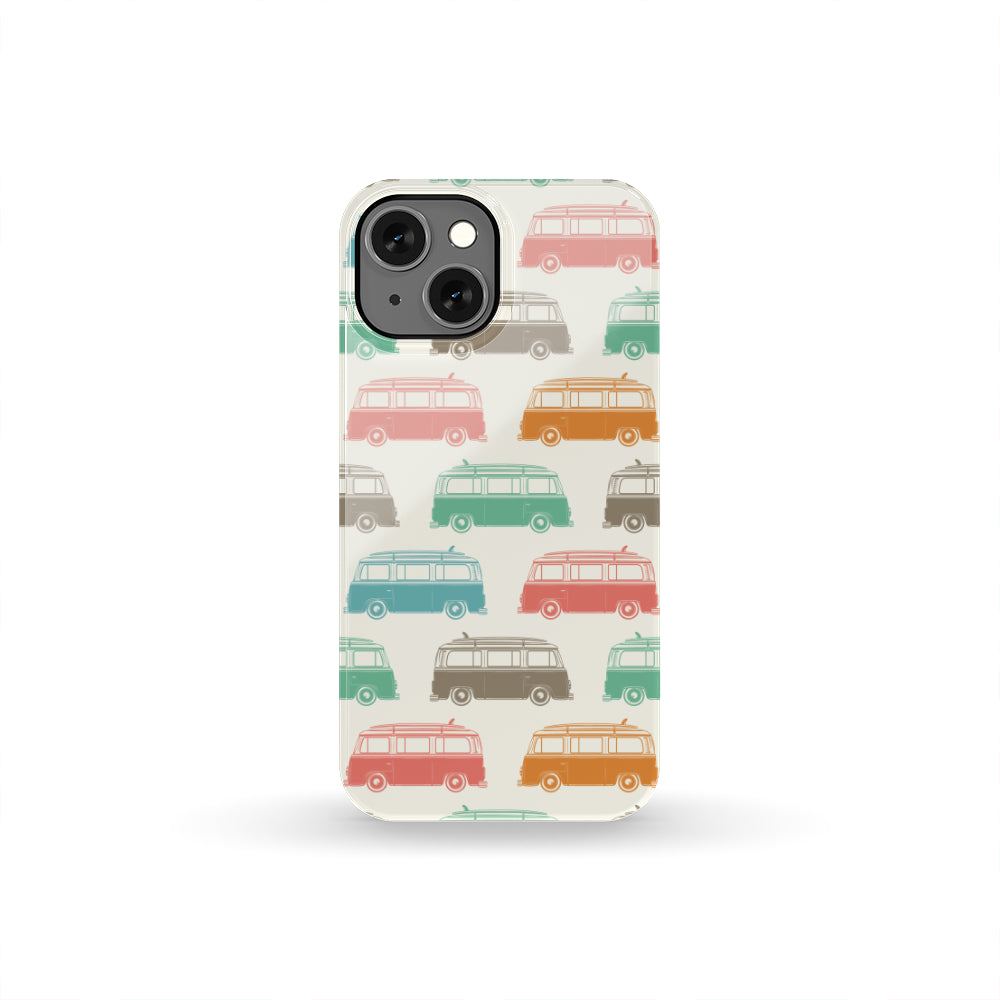 Surf Bus Caravan White Phone Case