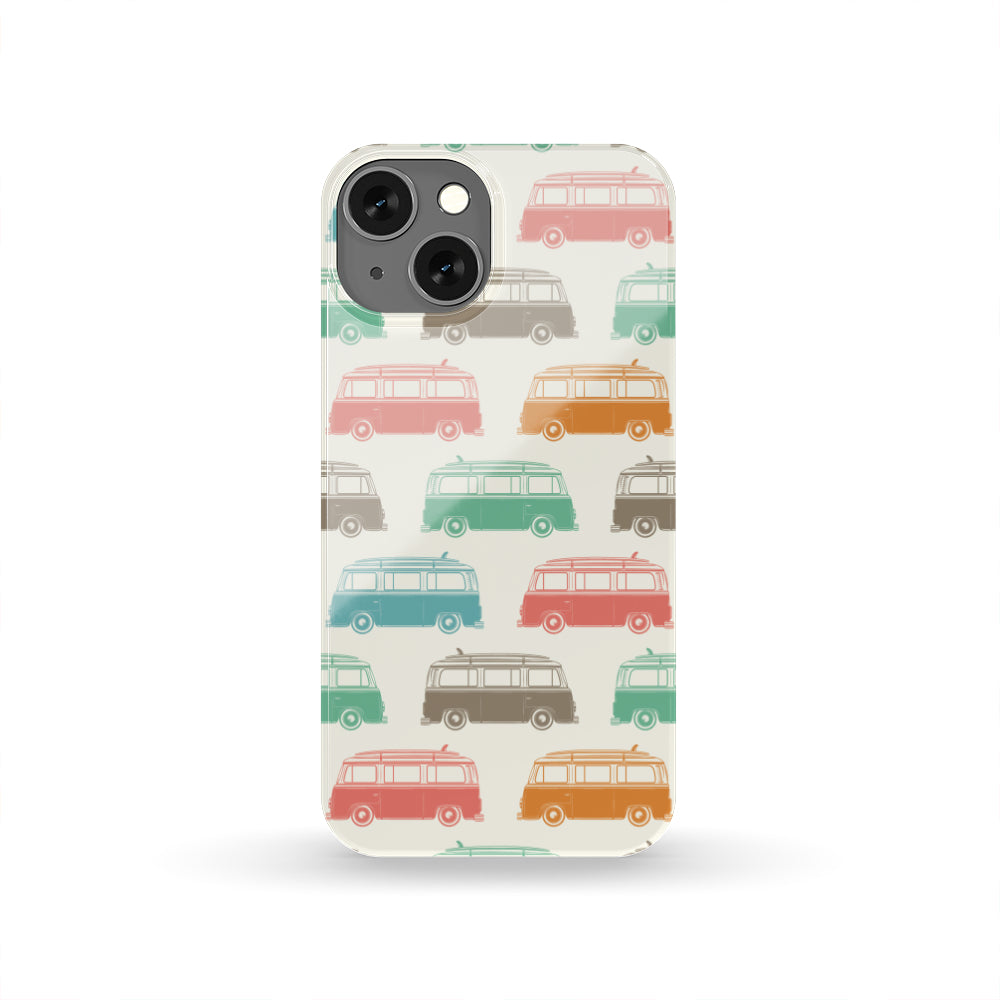 Surf Bus Caravan White Phone Case