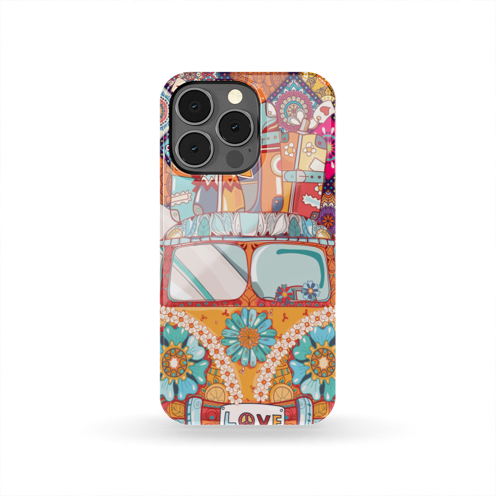 Peace and Love Bus Phone Case