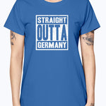 Straight Outta Germany - Ladies T-Shirt