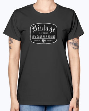 Vintage Motoring - Ladies T-Shirt