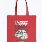 Happy Camper Canvas Tote Bag