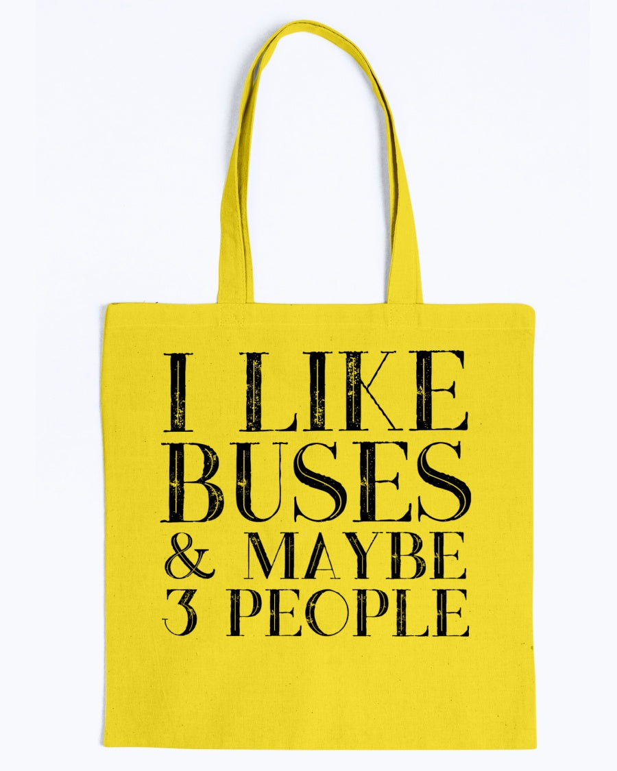 I Like Buses V2 Canvas Tote Bag