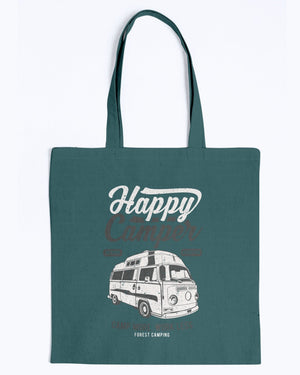 Happy Camper Canvas Tote Bag