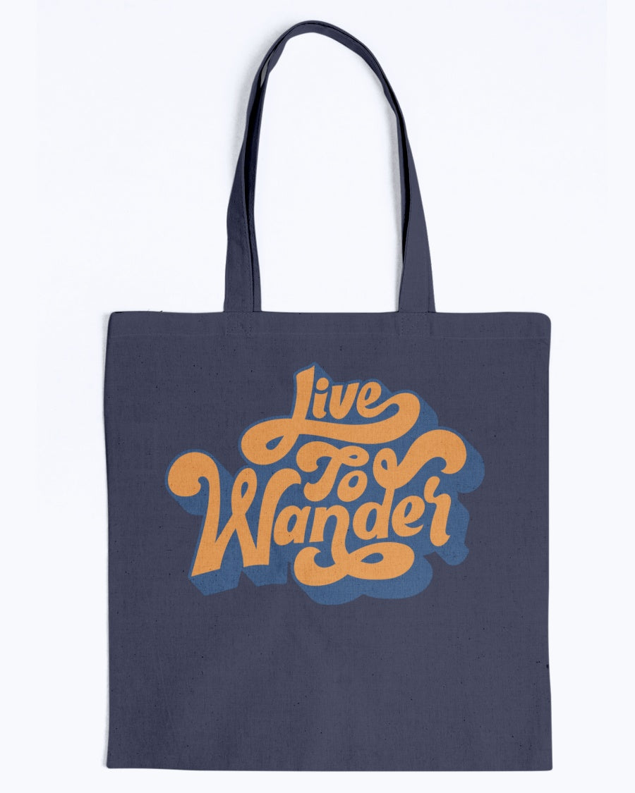 Live To Wander Canvas Tote Bag