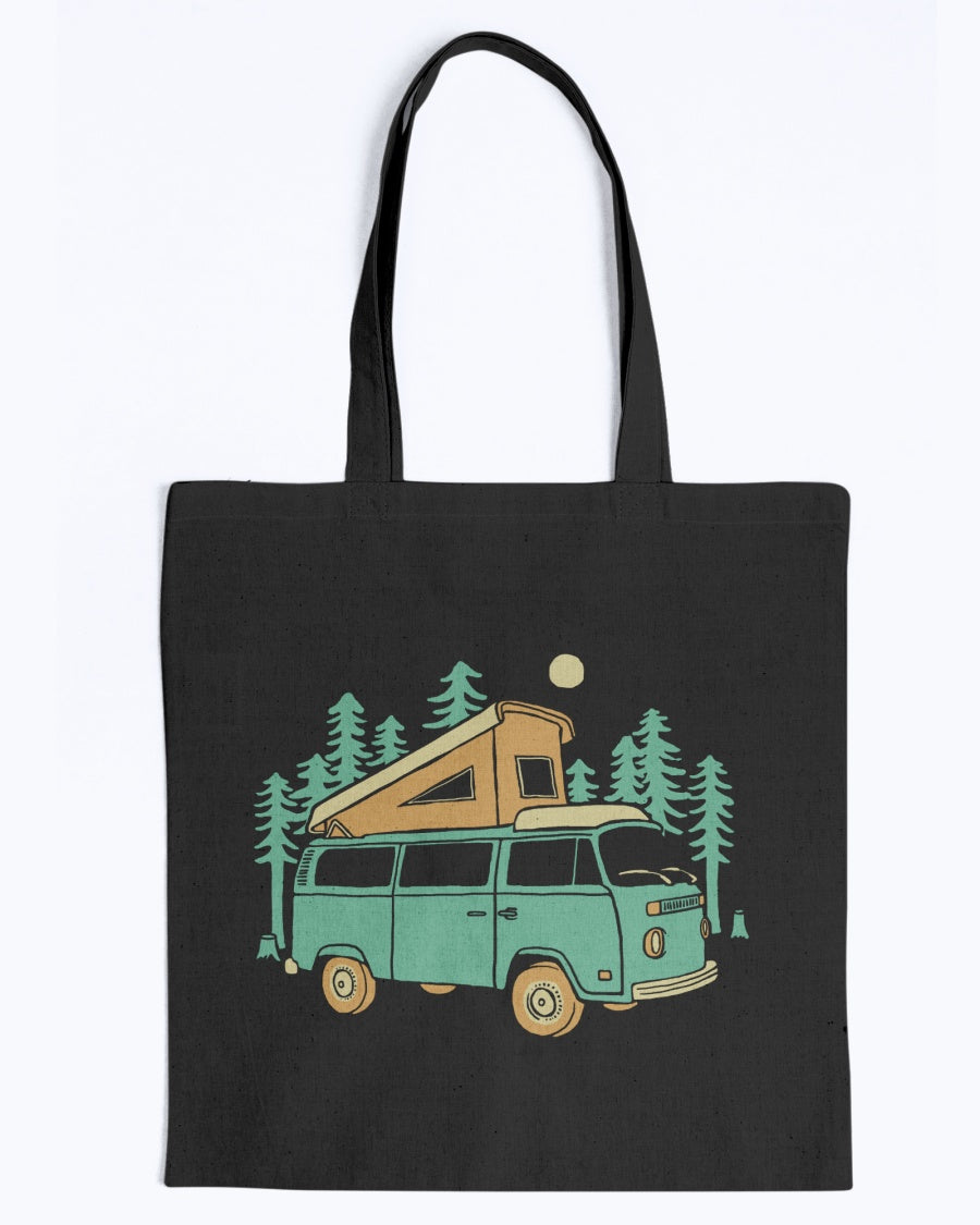 Forest Camper Canvas Tote Bag