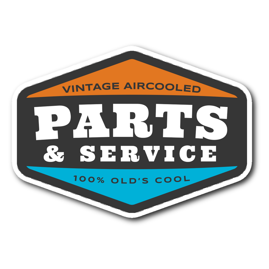 Vintage Aircooled Part & Service Sticker